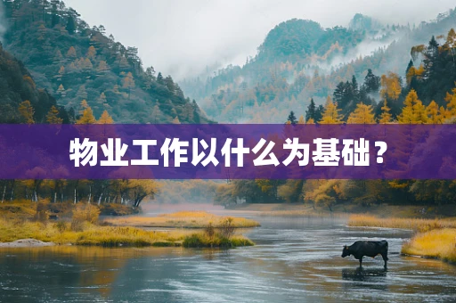 物业工作以什么为基础？