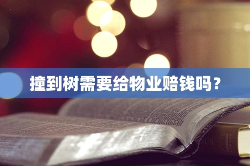 撞到树需要给物业赔钱吗？