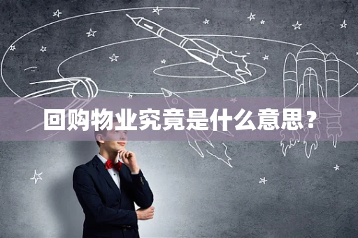 回购物业究竟是什么意思？