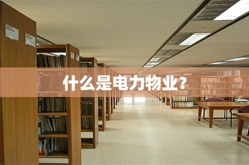 什么是电力物业？