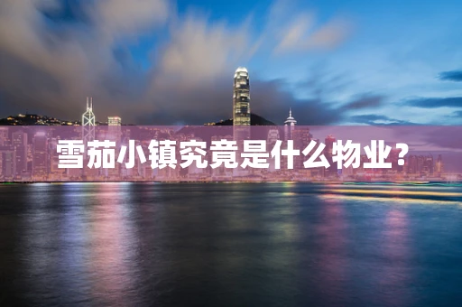 雪茄小镇究竟是什么物业？