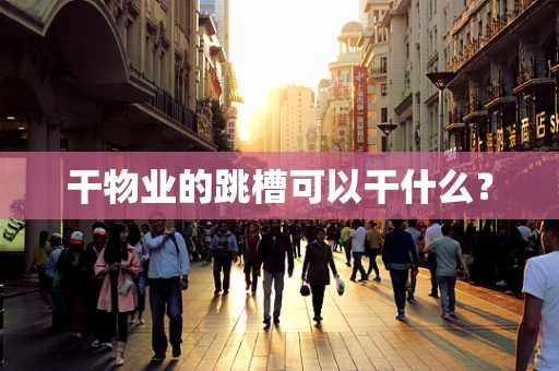 干物业的跳槽可以干什么？