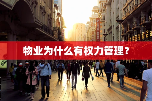 物业为什么有权力管理？