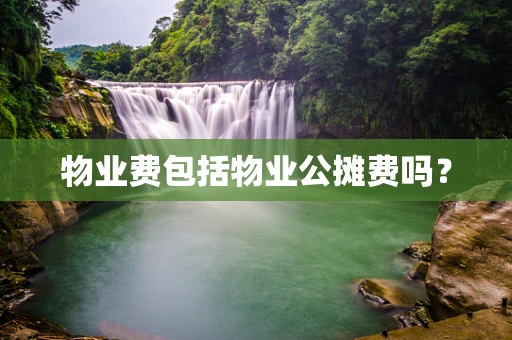 物业费包括物业公摊费吗？