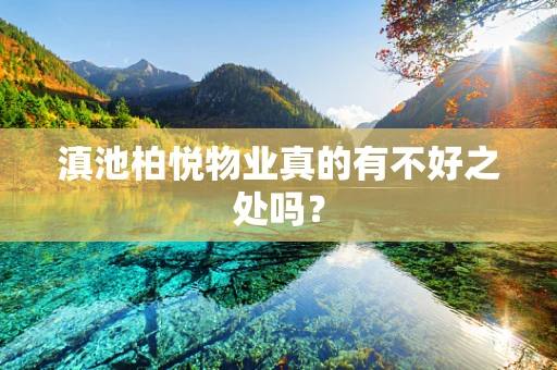 滇池柏悦物业真的有不好之处吗？