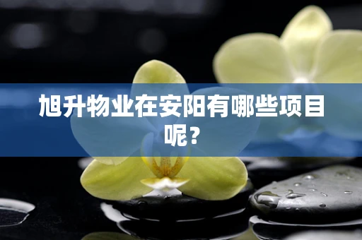 旭升物业在安阳有哪些项目呢？