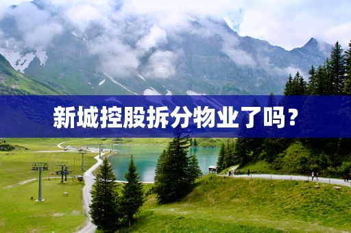 新城控股拆分物业了吗？
