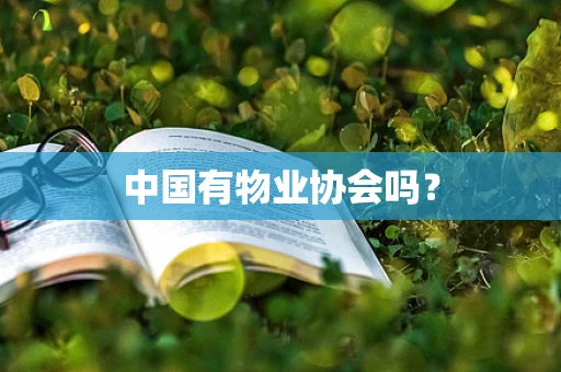 中国有物业协会吗？