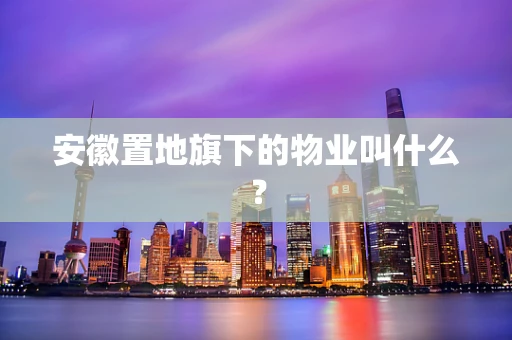 安徽置地旗下的物业叫什么？