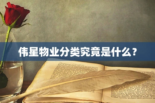 伟星物业分类究竟是什么？