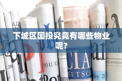 下城区国投究竟有哪些物业呢？