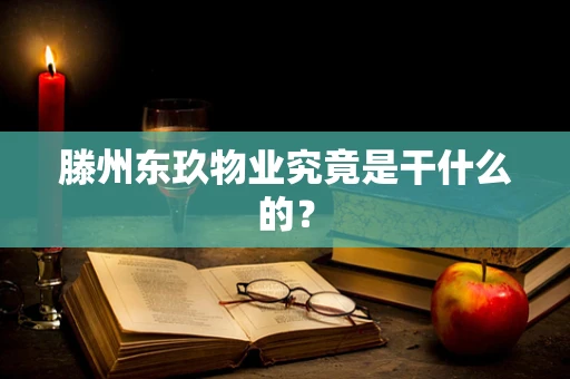 滕州东玖物业究竟是干什么的？